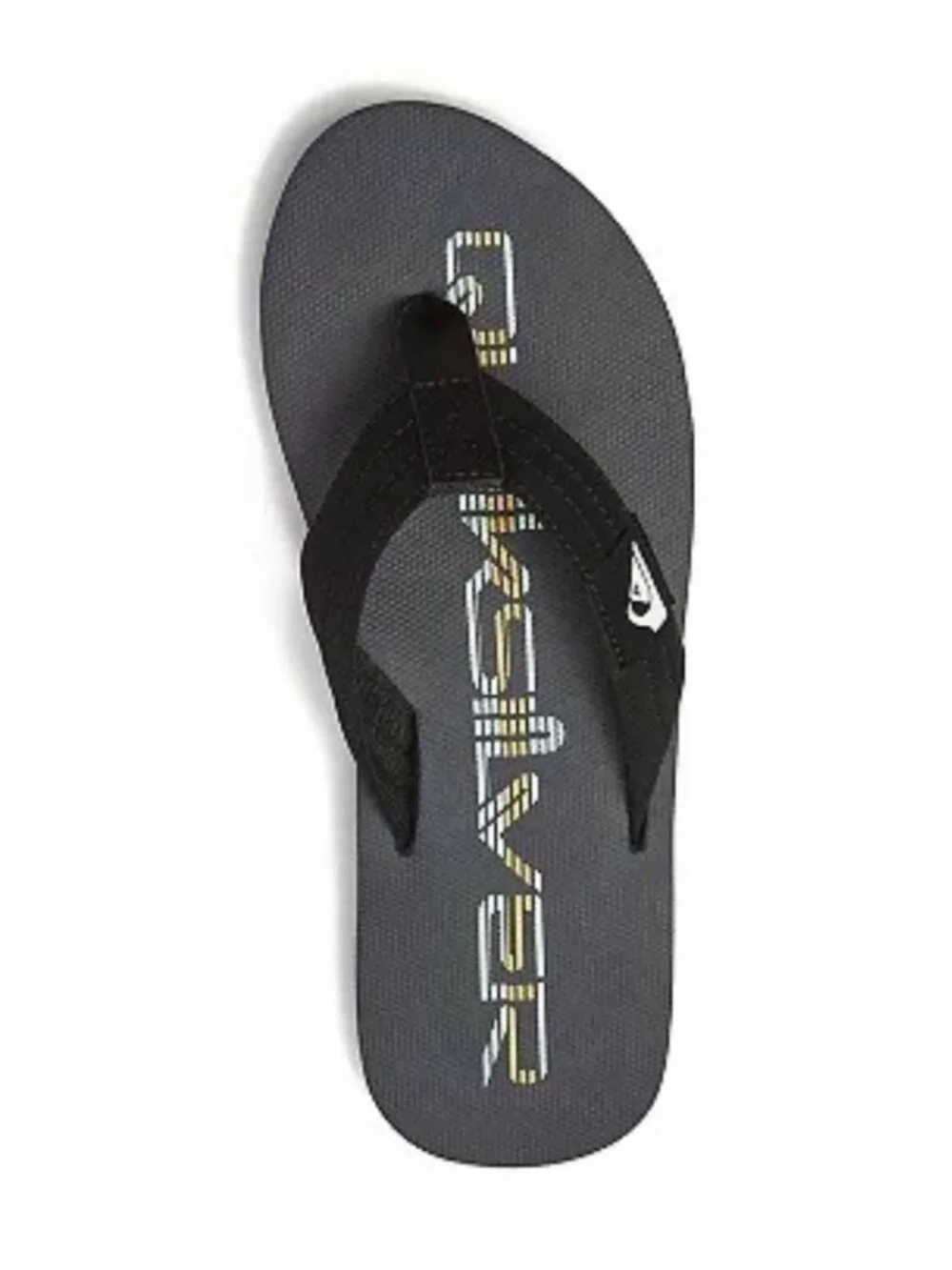 Quiksilver EVA Cushioned  Slip on Flip Flop Sandals for Men, Black